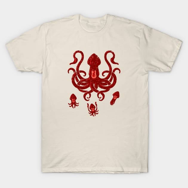 Giant Squid! T-Shirt by Marianne Martin